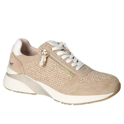 Afbeelding van Mustang Sneakers Laag beige Maat 37