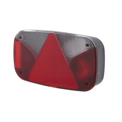 Afbeelding van HELLA 2VB 998 232 241 Achterlicht rechts wit/rood zwart Zonder gloeilampen, voor aanhangwagen