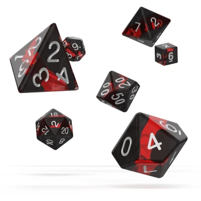Afbeelding van Oakie Doakie Dice Set RPG Enclave: Ruby (7 stuks)