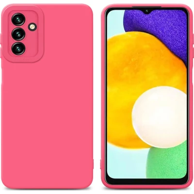 Afbeelding van Cadorabo Hoesje geschikt voor Samsung Galaxy A13 5G in Fluid ROOD Beschermhoes gemaakt van flexibel TPU silicone Cover Case