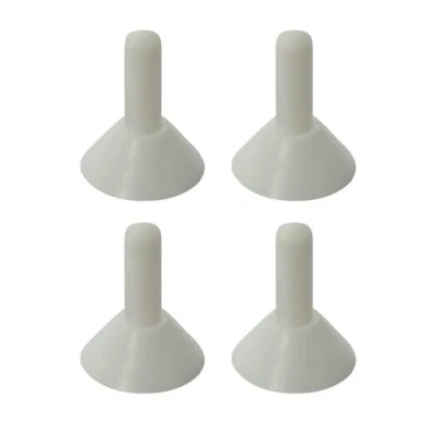 Afbeelding van Pro Plus Regenkapje voor Tentstok Ø 30 mm Kunststof Wit 4 stuks