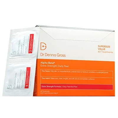 Afbeelding van Dr. Dennis Gross Alpha Beta Daily Peel Extra Strength Formula Packettes, per stuk verpakt (60 x 2,2 ml)
