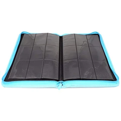 Afbeelding van docsmagic.de Pro Player 9 Pocket Zip Album Mint 360 kaartbinder MTG PKM YGO Aqua ritssluiting