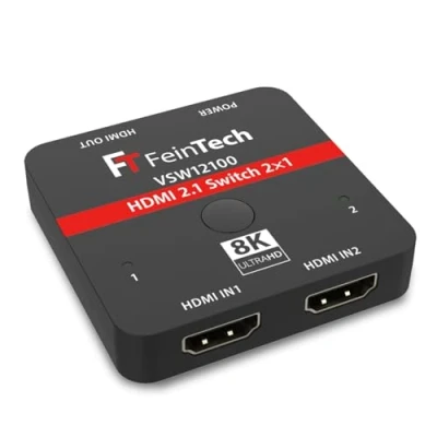 Afbeelding van FeinTech HDMI 2.1 Switch 2x1, Anthracite