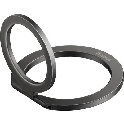Afbeelding van Baseus Halo Series Vouwbare Metalen Ring Standaard voor Vinger Grijs