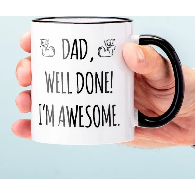 Afbeelding van Mok Dad, Well Done! I&#039;M Awesome