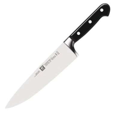 Afbeelding van ZWILLING Koksmes, lemmet: 26 cm, breed lemmet, roestvrij staal, zwart handvat, serie Professional S
