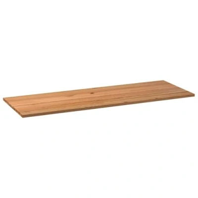 Afbeelding van vidaXL Tafelblad rechthoekig 280x90x4,2cm massief eikenhout lichtbruin