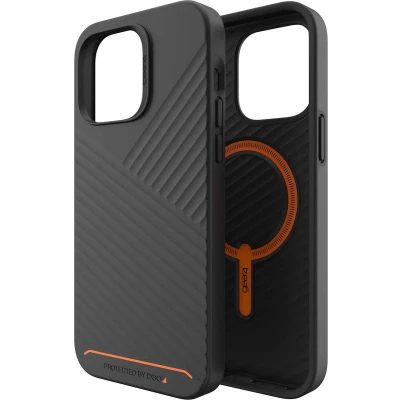 Afbeelding van ZAGG Gear 4 Denali Snap D30 beschermhoes compatibel met iPhone 14 Pro Max, harde hoes, schokbestendig, draadloos opladen, MagSafe (zwart)