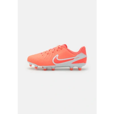 Afbeelding van Nike Performance JR Legend 10 CLUB FG/MG Unisex Voetbalschoenen met Kunststof noppen voor kinderen, Maat: 36.5, Hot lava/white
