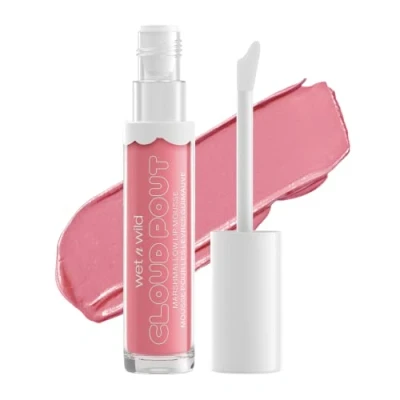 Afbeelding van Wet n Wild Cloud Pout Marshmallow Lip Mousse, Vloeibare lippenstift, mat, moduleerbaar en afwasbaar, verrijkt met arganolie voedende avocado olie voor het gladmaken van fijne lijntjes, some