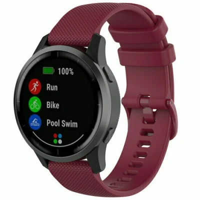 Afbeelding van Garmin Forerunner 255 Sportband met motief Wijnrood