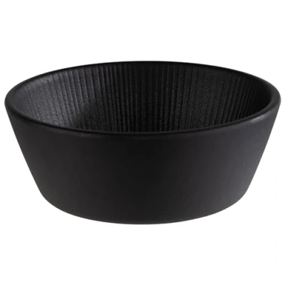 Afbeelding van APS 85271 Nero kom zwart Ø 12,5 cm hoogte 4,5 0,25 l