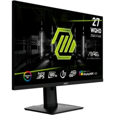 Afbeelding van MSI MAG 274QRFDE QD E2 Gaming monitor Energielabel F (A G) 68.6 cm (27 inch) 2560 x 1440 Pixel 16:9 1 ms HDMI, DisplayPort, Hoofdtelefoonaansluiting, USB A,
