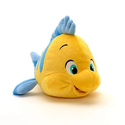 Afbeelding van Disney Store kleine knuffelpop, de zeemeermin, pluche dier voor kinderen, fleece vis met geborduurde details, geschikt vanaf geboorte