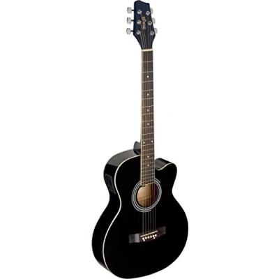 Afbeelding van Stagg Folk Gitaar Sa20Ace Black