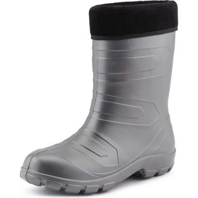 Afbeelding van Ladeheid Dames Regenlaarzen Thermo Rubberlaarzen Vederlicht EVA LA LMG 879 Aspen Zilver/Zwart 36