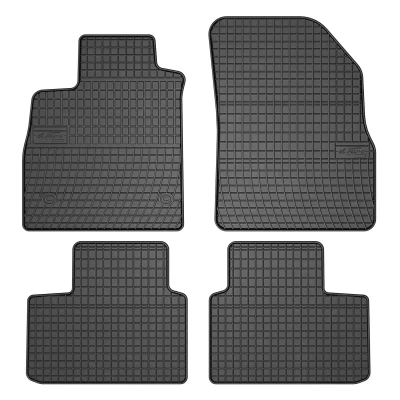 Afbeelding van FROGUM 547020 Vloermatset Rubber voor en achter 4 Zwart Op maat gemaakt