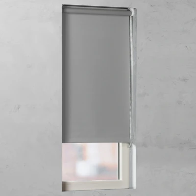 Afbeelding van Rolgordijn Smooth Smart Verduisterend Light Grey 210x190 (Grijs)