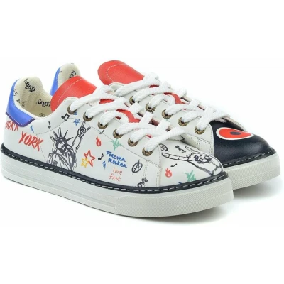 Afbeelding van GOBY Rock NewYork Sneakers Schoenen Hoge kwaliteit Handmade Maat 38