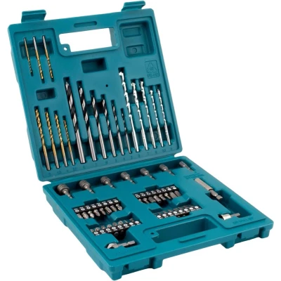 Afbeelding van Makita Boor En Bitset In Opbergkoffer (60 delig) ActievandeDag.be Dagelijks De Beste Deals Korting Tot Wel 80%