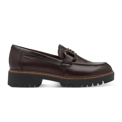 Afbeelding van Tamaris Flora, Slippers, Dames, Maat: 37, bruin
