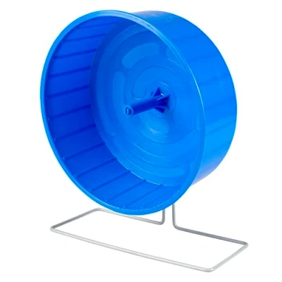 Afbeelding van Duvoplus Speelgoed Voor Dieren Knaagdier Looprad Plastiek M Ø20cm Blauw 1st