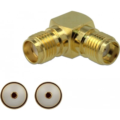 Afbeelding van Delock RF adapter SMA (W) schuin naar (W), Kabels + Stekkers, Goud