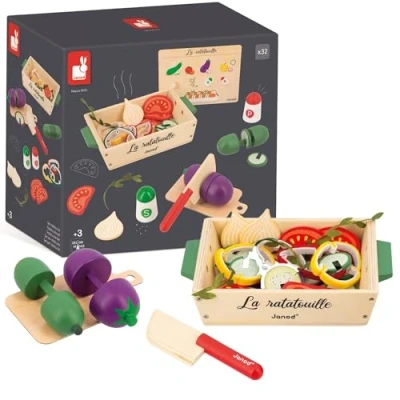 Afbeelding van Janod ovenschaal met ratatouille 32 delig