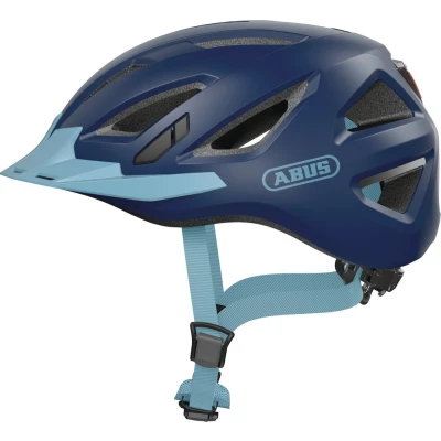 Afbeelding van ABUS Urban I 3.0 Fietshelm Verstelbaar met LED achterlicht core blue (1 stuk)