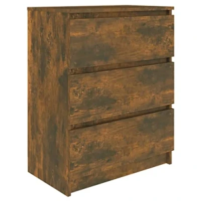 Afbeelding van vidaXL Dressoir, gerookte eik, 60 x 35 76 cm, bewerkt hout