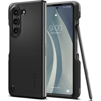 Afbeelding van Spigen Thin Fit Pen Back Cover Zwart Samsung Galaxy Z Fold 5