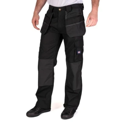 Afbeelding van Lee Cooper Drievoudige zakken voor heren, multi werktuig, sleuteltas, tassen, werkveiligheid, holster, zakbroek, 30 R, zwart, W, 31 l EU