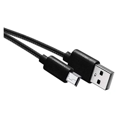 Afbeelding van EMOS USB 2.0 naar Mini B stekker 2A 2 meter kabel voor PS3 PS2 controller compatibel met 480 Mbit/s (High Speed) gegevensoverdracht