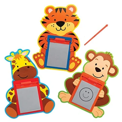 Afbeelding van Baker Ross AT975 Jungle Magnetische Tekenborden (12 stuks) Speelgoed en Cadeautjes voor Kinderen