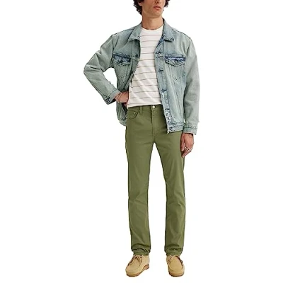 Image de Levi&#039;s Homme Jeans 502 Taper, Bluish Olive Lightweight, 30W / 34L
