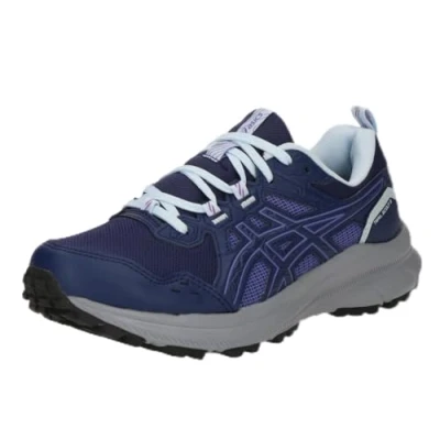 Afbeelding van Asics Trail Scout 3 hardloopschoenen, Dames, Maat: 40, Indigo blue/light blue Imitatieleer/ textiel