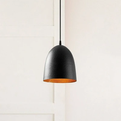 Afbeelding van Tattoo 2375 hanglamp, zwart, metaal, Ø 20 cm
