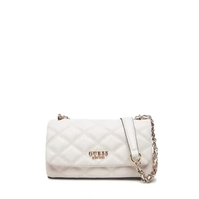 Afbeelding van GUESS Tamsin Convertible Xbody Flap Bag Cream White, crèmewit, crèmewit