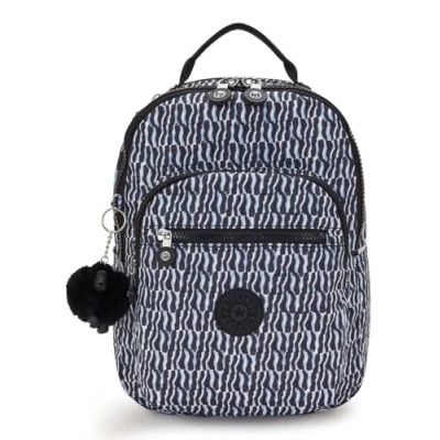 Image de Kipling SEOUL S Petit sac à dos, Holiday Waves (Bleu)
