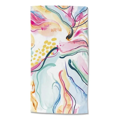 Afbeelding van Good Morning Strandlaken &quot;Psychedelic&quot; 100x180 cm Multi