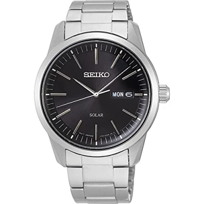 Afbeelding van Seiko Solar SNE527P1 Heren Horloge 40 mm