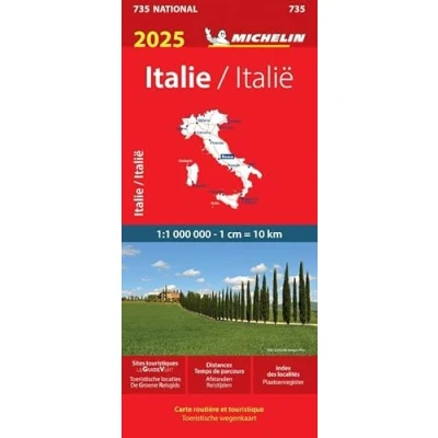 Afbeelding van Nationale kaarten Michelin 735 Italië 2025