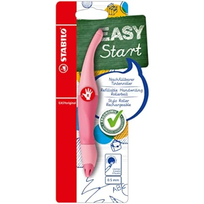 Afbeelding van Rollerpen STABILO Easyoriginal rechtshandig medium pastel poederroze blister à 1 stuk