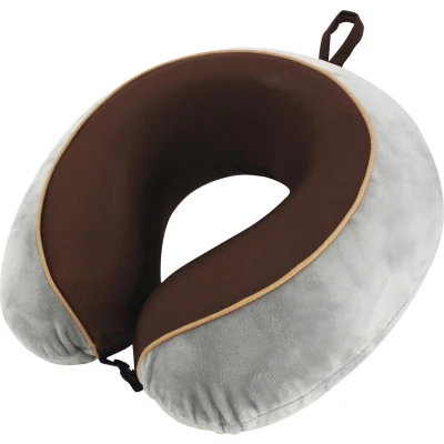Afbeelding van Travelsafe Nekkussen Memory Foam Grijs/Bruin