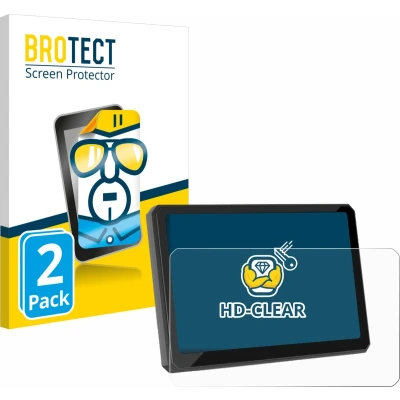 Afbeelding van BROTECT Screenprotector voor Carpuride W702BS 7&quot; Folie Beschermfolie transparant (2 Stuks)