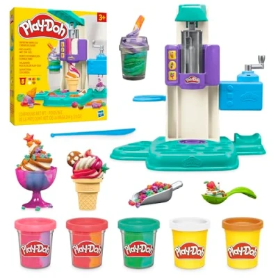 Image de Pâte à modeler Play Doh Mes glaces arc en ciel
