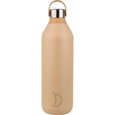 Afbeelding van Chillys Series 2 Drinkfles Thermosfles 1000ml Peach Orange