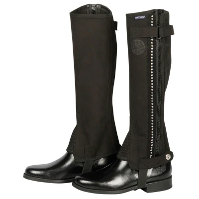 Afbeelding van Harry&#039;s Horse Chaps Amara crystal Zwart 6 Jaar