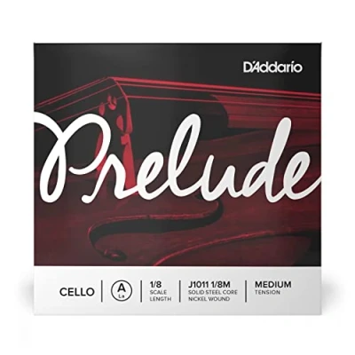 Image de D&#039;Addario J1011 1/8M Corde seule (La) violoncelle Prelude, manche 1/8, Medium
